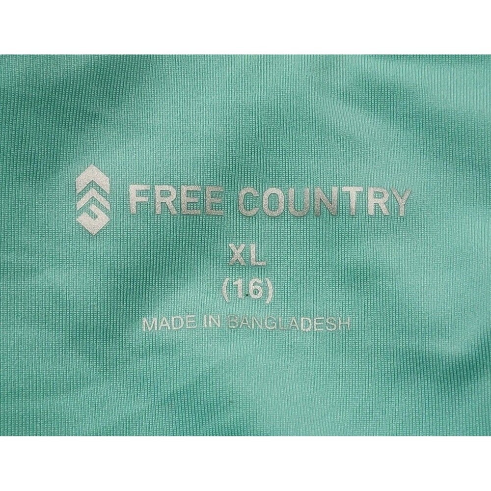 Free Country Women's Seaside Petals Full Side Shirring Tankini Top Sizes XLARGE - Picture 7 of 13